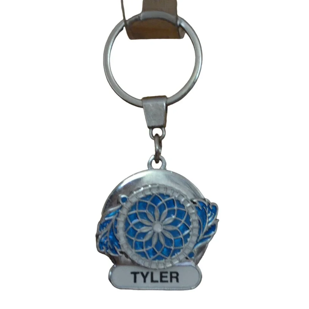 Vtg Tyler Enamel Spinning Keychain Personalized Key Chain Grand Canyon West
